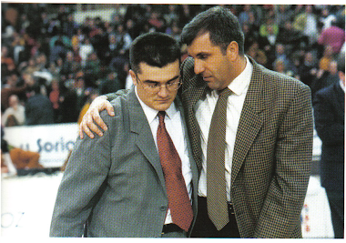 Zeljo Obradovic y Paco García. Enero 1997