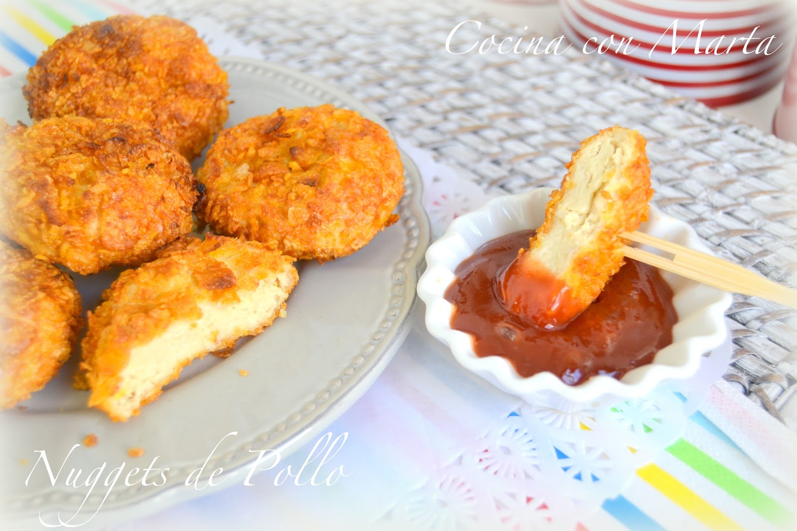 Cocina con Marta. Recetas fáciles, rápidas y caseras Nuggets de Pollo caseros