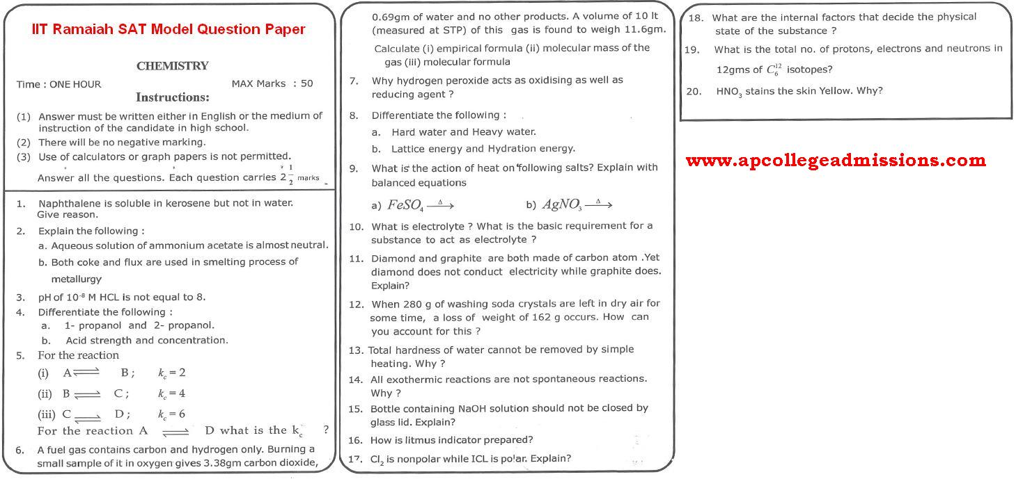 Inter 2nd year model papers with answers 2020 image