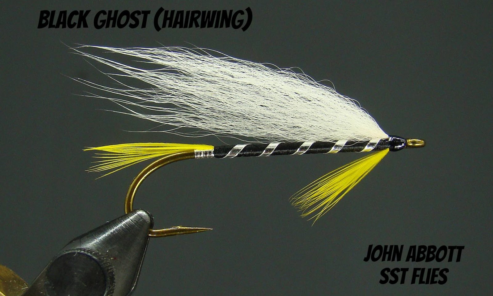 Marabou Skunk Black and White with short streamers (1 1/2 inches)