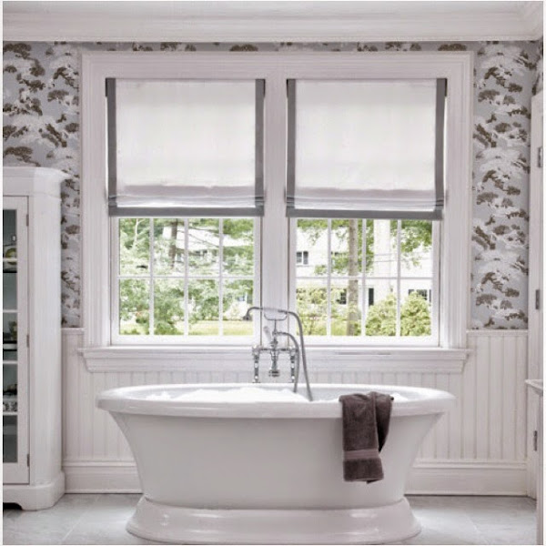 Ideas para el uso de cortinas para ventanas de baño