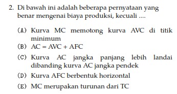 Sbmptn Pembahasan Soal Ekonomi Nata Privat Les Privat