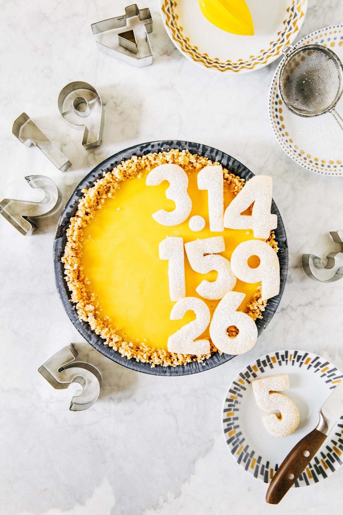 lemon sugar cookie crumb pie