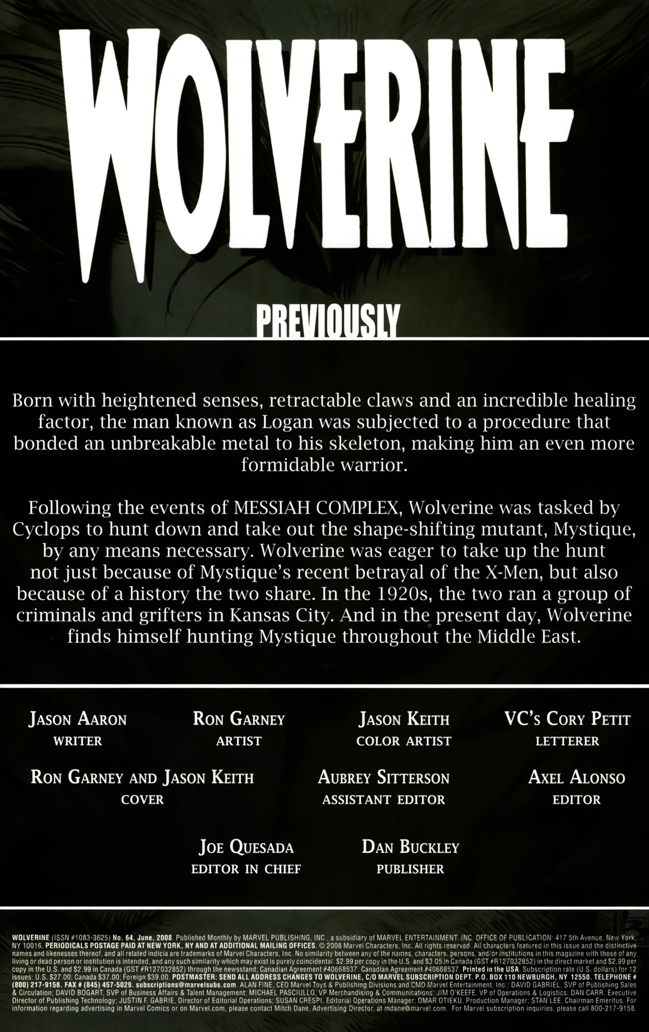 Wolverine (2003) Issue #64 #66 - English 2