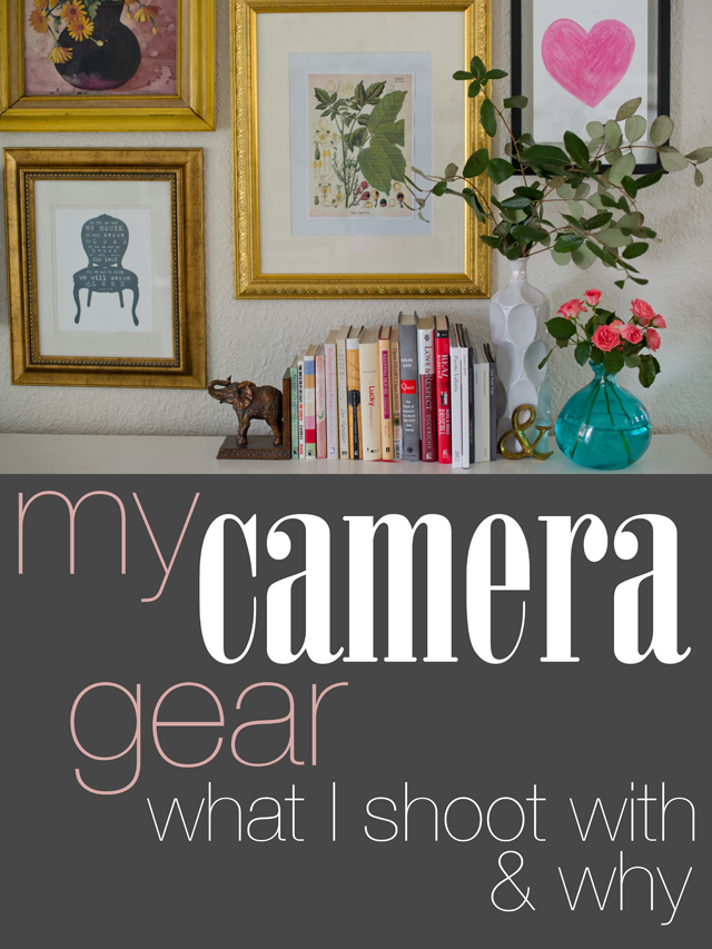 My Camera Gear: What I Shoot With and Why // By Ashley Urke--decor blogger of Domestic Fashionista and professional photographer.