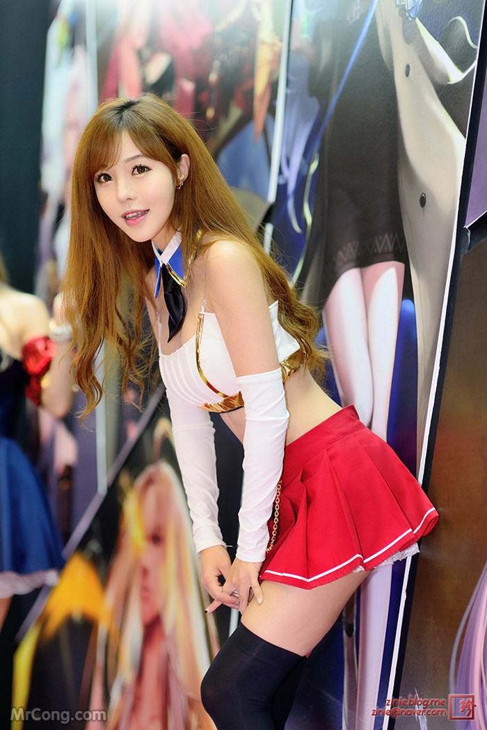 Beauty Seo Jin Ah at G-Star 2016 exhibition (126 photos)