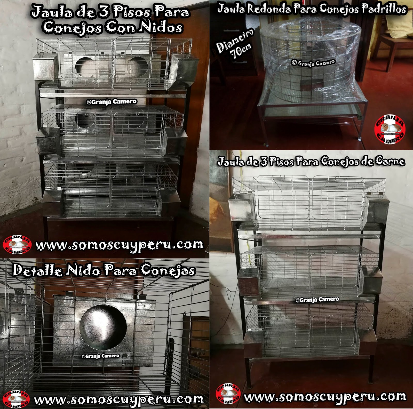 VENTA DE JAULAS PARA CONEJOS / JAULAS PARA MADRES CON NIDOS / JAULAS