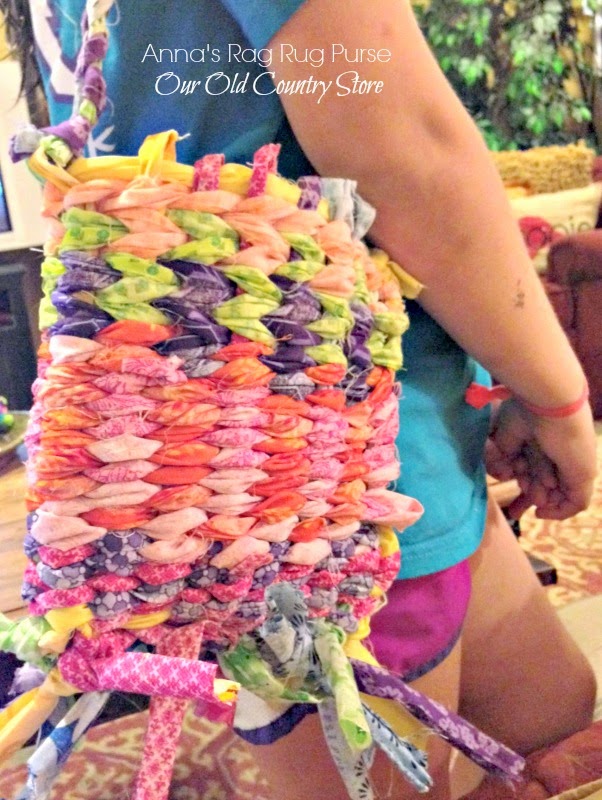 Our Old Country Store Anna's Rag Rug Purse