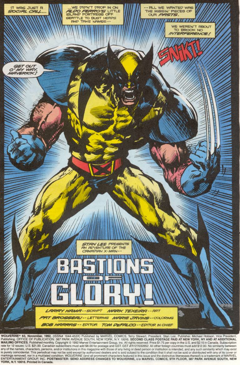 Wolverine (1988) Issue #63 #64 - English 2