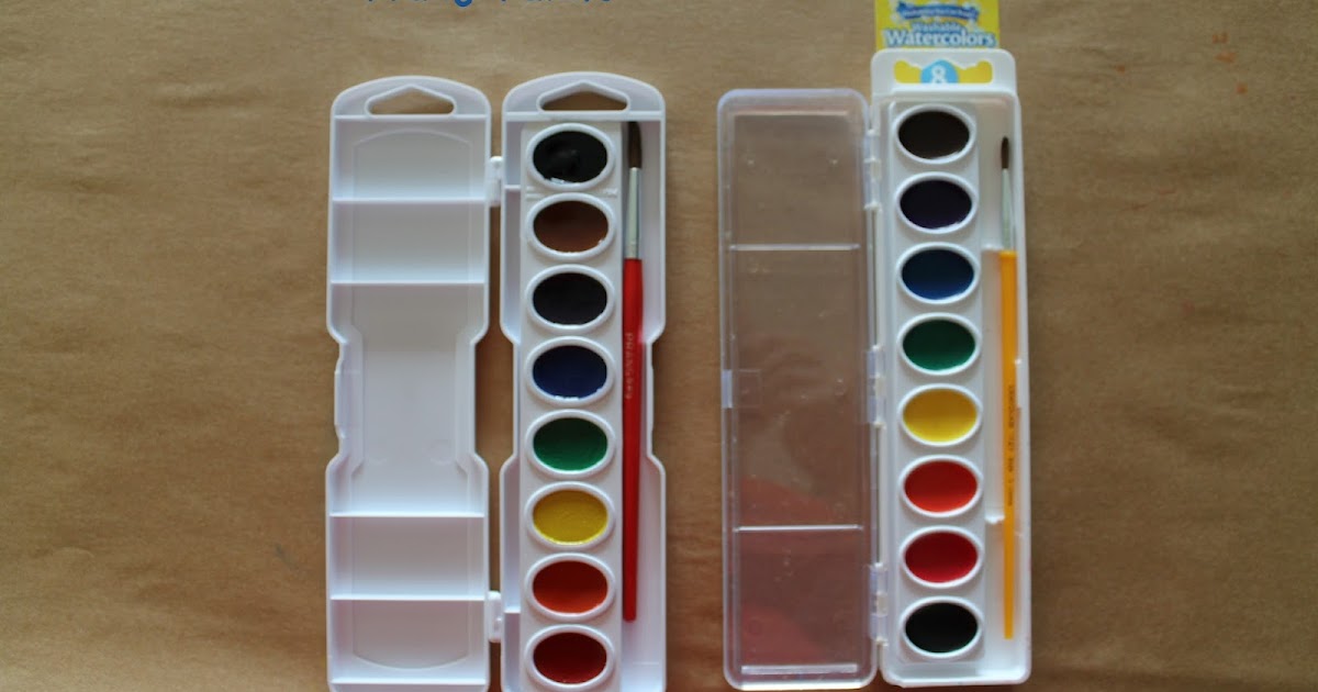 Old vs. New; which Prang Watercolor Set is better? side-by-side comparison  