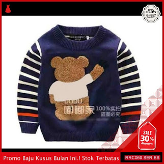 RRC060B32 Baju Bayi Anak Rajut Beruang Fashion Bayi BMGShop