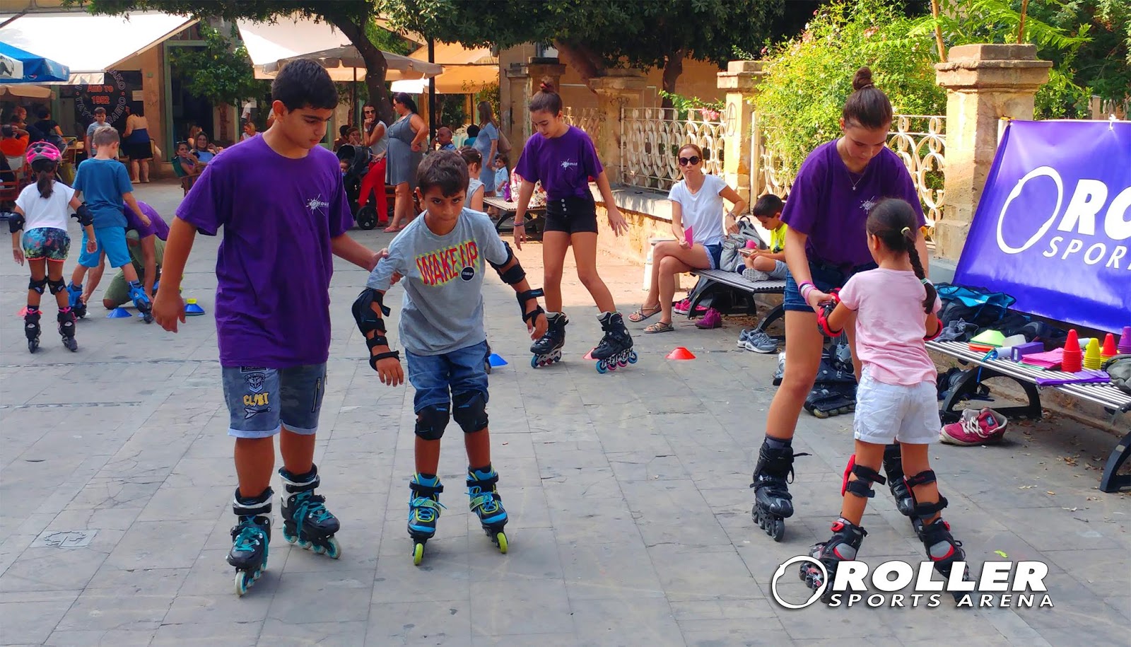 Kids have Fun in Cyprus Roller Sports Arena Cyprus Sport for everybody!