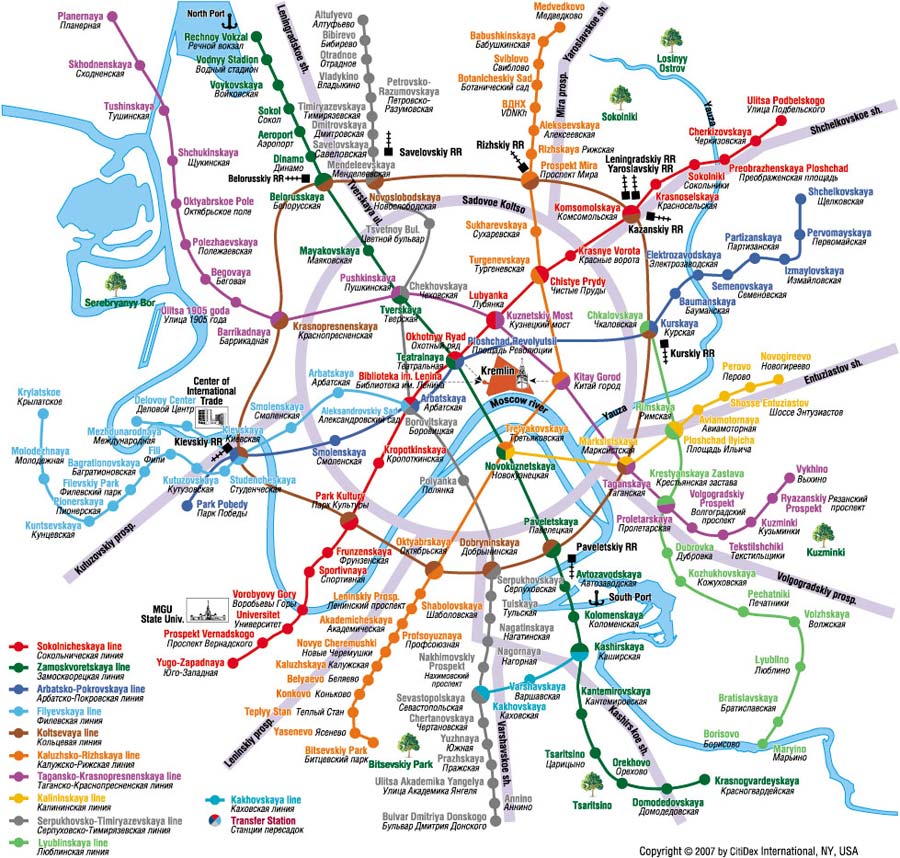Mapas del metro de Moscú Conmimochilacuestas