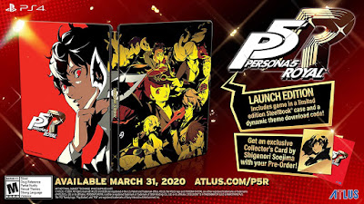 Persona 5 Royal Game Cover Ps4 Launch Edition