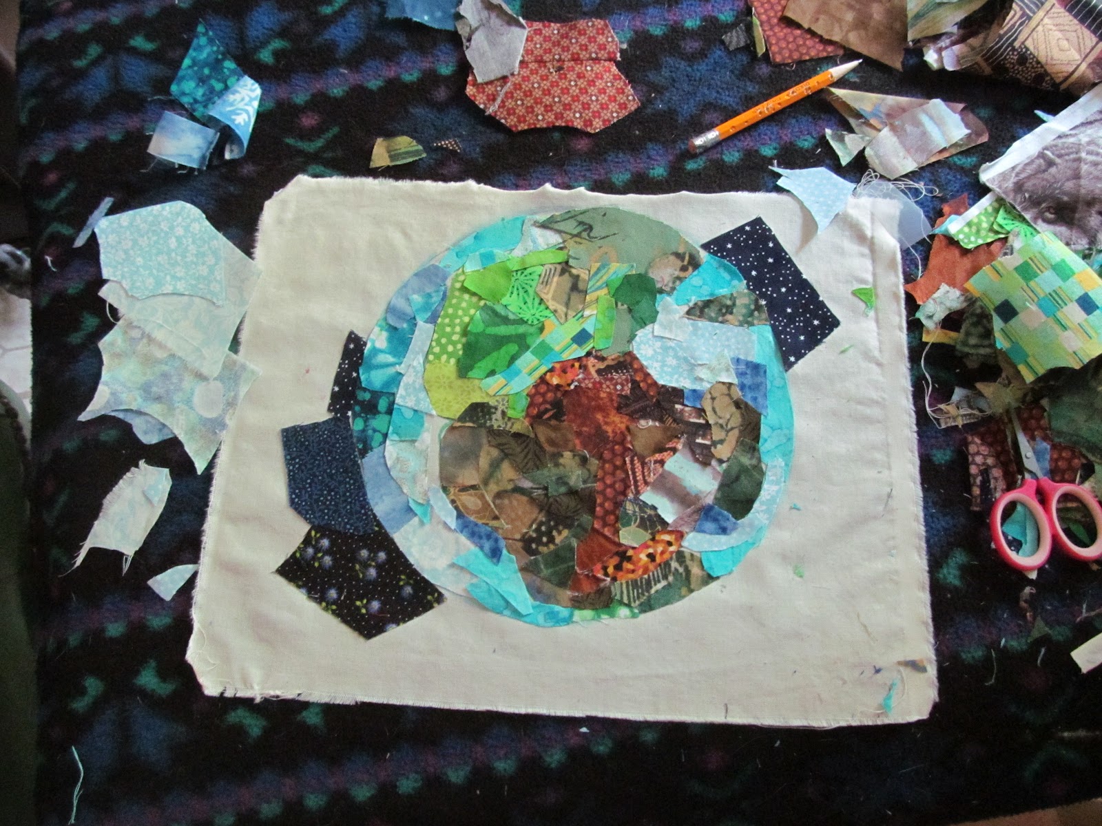 Say Say, Samkin and Lilypop Big History QuiltThreshold 4 The Earth