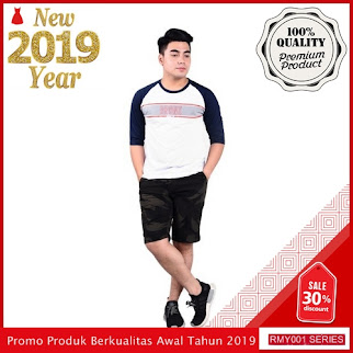 RMY211D30 Diesel Kaos Oblong Raglan Keren Navy 3 BMGShop