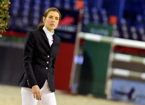 Charlotte Casiraghi participates in in the 2012 Gucci Masters equestrian competition. Charlotte Casiraghi