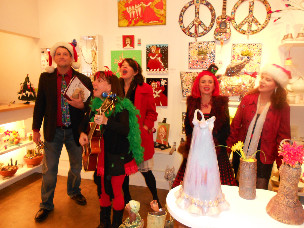Ten Women on Montana The Holiday Walk and Party at Ten Women Gallery.