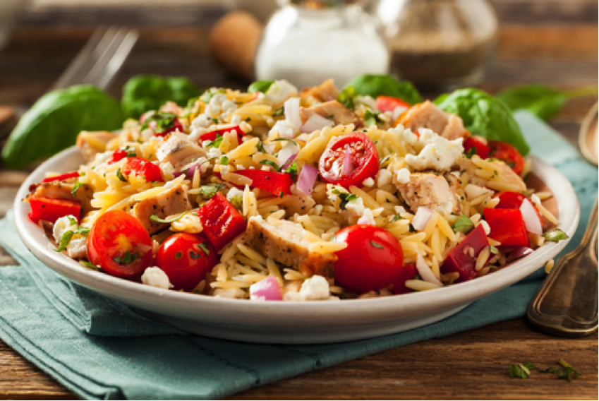 Garlic Chicken with Orzo Pasta An Effective Way to Make Your Stomach Happy