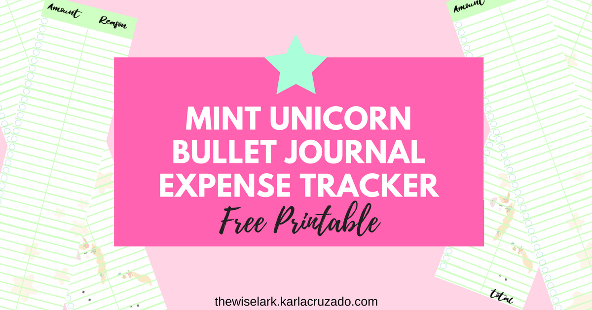 daily expense tracker printable