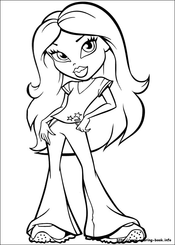 baby bratz free coloring pages - photo #40