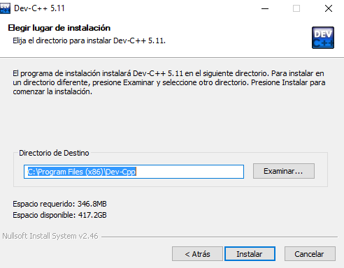 Descargar e Instalar Dev C++ 2018