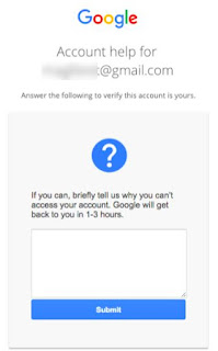 If you can, briefly, tell us why you can't access your account