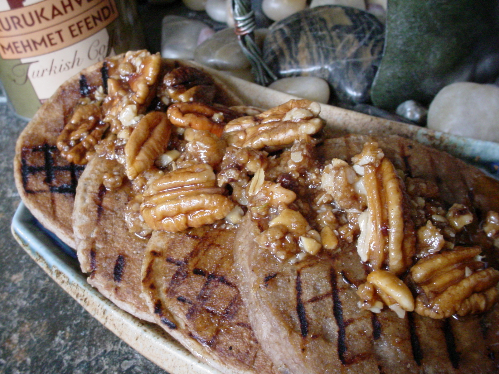 Flitzy Phoebie: Sweet Potato Pancakes with Caramelized Pecans