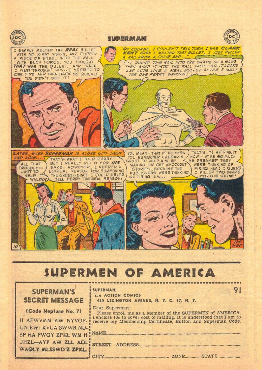 Read online Superman (1939) comic -  Issue #91 - 40