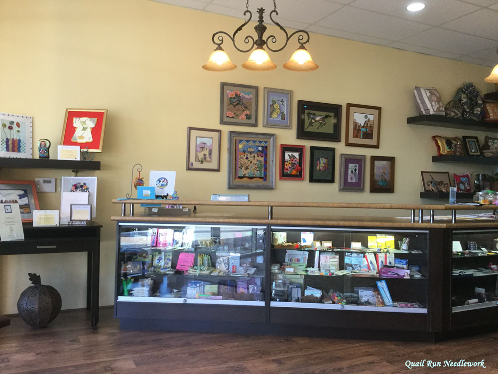 Needlepoint Study Hall Robin teaches at Quail Run Needlework