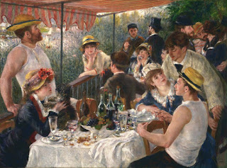 Dalam aliran Impresionisme, Lukisan karya Pierre Auguste Renoir adalah hasil karya yang paling disukai. Mulai dari subyek manusia sampai pemandangan dan dari potret masyarakat. dia memutuskan untuk mengkhususkan diri melukis keindahan tubuh wanita dalam lukisan telanjangnya. Kaya, menggugah dan sensual, lukisan-lukisan telanjangnya mampu memenuhi hasrat batinnya. Pierre Auguste Renoir di lahirkan di kota Limoges pada tanggal 25 Februari 1841. Pada usia 13 tahun dia magang sebagai pelukis porselen di perusahaan Levy Brothers. dalam diri Renoir tertanam rasa cinta pada karya Boucher, Fragonard dan Watteau...mendekorasi gorden dan kipas...ke studio lukis Charles Gleyre di kota Paris. Rekan-rekan belajarnya adalah Claude Monet, Sisley dan Bazille...membuat lukisan bertema klasik dan menciptakan lukisan bergaya Impresionisme yang pertama. Pada tahun 1874 pelukis Impresionis mengadakan pameran yang pertama, yang menyumbangkan karyanya adalah Renoir, Monet, Pissaro, Cezanne, Degas dan Morisot...dan subyek kontemporer, tidak terlalu terikat pada prinsip-prinsip aliran Impresionisme. dia sering membuat lukisan Potret konvensional...mencoba menengok Seni Museum pada karya Raphael dan Ingres. Pada tahun 1890 Renoir menikahi kekasih lamanya yaitu Aline Charigot...koleksi lukisan telanjang karya Rubens dan Titan...berjuang melawan penyakit Arthritis. 10 Lukisan Impresionisme yang terkenal karya Pierre Auguste Renoir. 1. Madame Charpentier and her Children...mengikuti pameran seni di kenal dengan nama "Salon"...di kunjungi banyak kaum selebriti dari dunia Politik, Literatur dan Seni. 2. The Skiff...pada sungai Seine. 3. Luncheon of the Boating Party...berlangsung di teras restoran milik Alphonse Fournaise di Chatou...dan kolektor seni Gustave Caillebotte. 4. St. Mark's Square Venice...pemasok lukisan, Paul Durand-Ruel...mempelajari Seni Klasik dan Renaissance...mengingatkan kepada lukisan kota Venice milik Turner. 5. Fruits du Midi...buah-buahan Mediteranea sama seperti lukisan-lukisan telanjangnya yang menggairahkan. 6. The Umbrellas. 7. Countryside Around Menton..di pesisir Mediteranea Perancis di antara Marseille dan Genoa. Di Menton dan sepanjang pantai Riviera...ke Cagnes sebelah selatan kota Nice. dia melukis pohon zaitun di bukit Les Colletes. 8. Madame Clapisson...membuat sentuhan yang lebih halus pada kulit modelnya sehalus porselen. 9. Young Girls at the Piano...di minta Perancis untuk di gantungkan di Luxemburg Palace...satu dengan pastel dan lima dengan cat minyak...kepada Henri Roujon, Menteri Kesenian Perancis. 10. Gabrielle and Jean