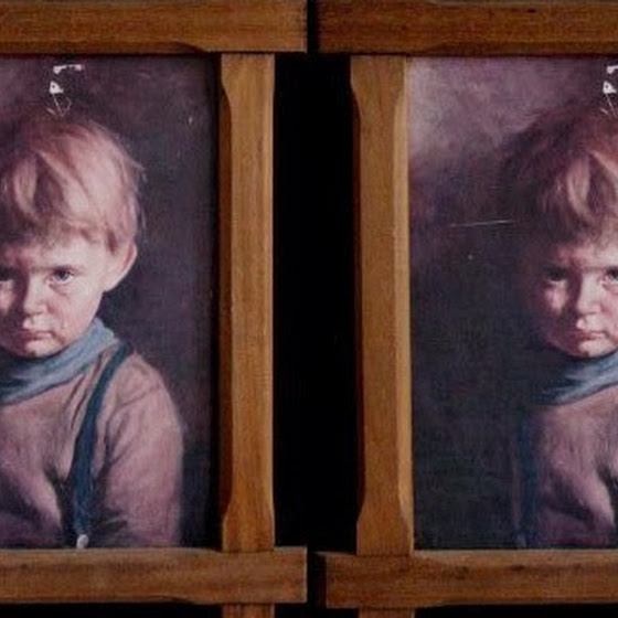 Картина мальчик и кукла у стеклянной двери. Джованни Браголин – «Плачущий мальчик» (1950-е). «Плачущий мальчик» Джованни Браголина.