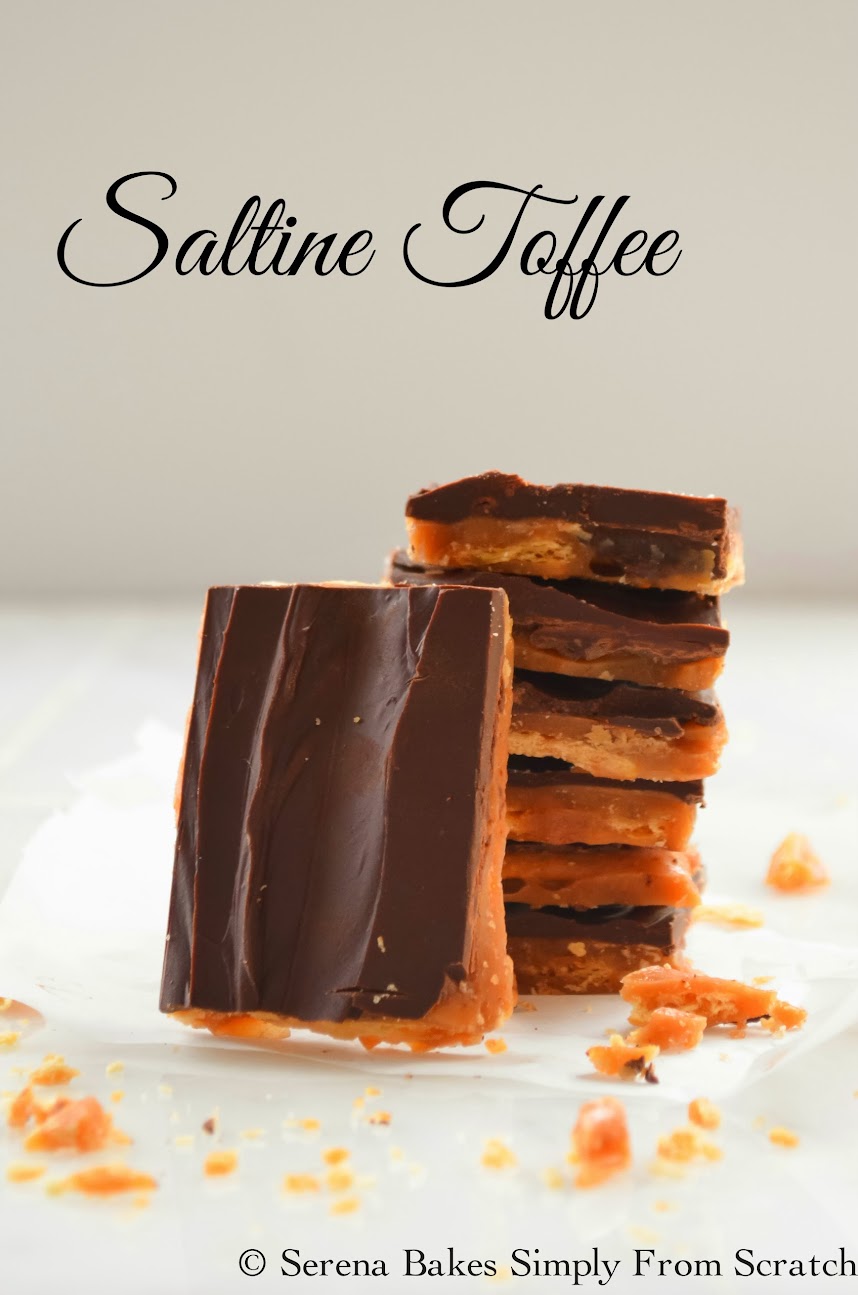 24 Candy Ideas:Saltine Toffee