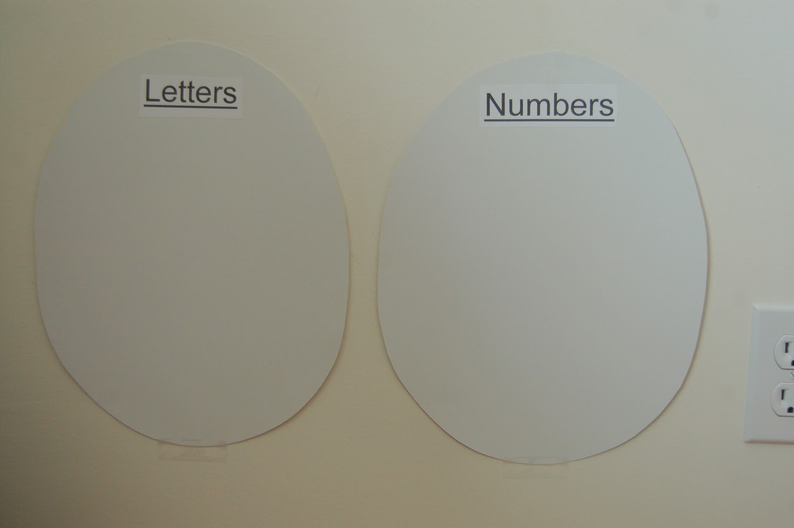 Number Vs. Letter Activity I Heart Crafty Things