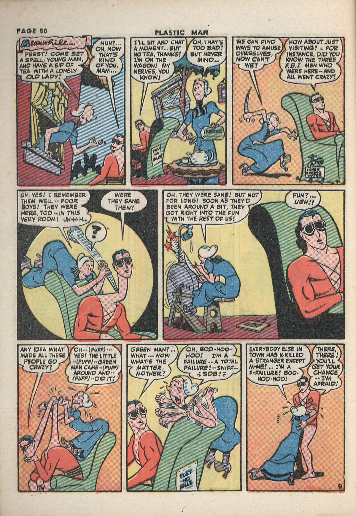 Read online Plastic Man (1943) comic -  Issue #2 - 52