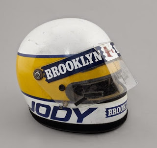 Il casco del sudafricano Jody Scheckter