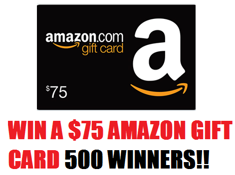 Hot Deals and Coupons HS: $75 Amazon Gift Card Twitter Giveaway - 500