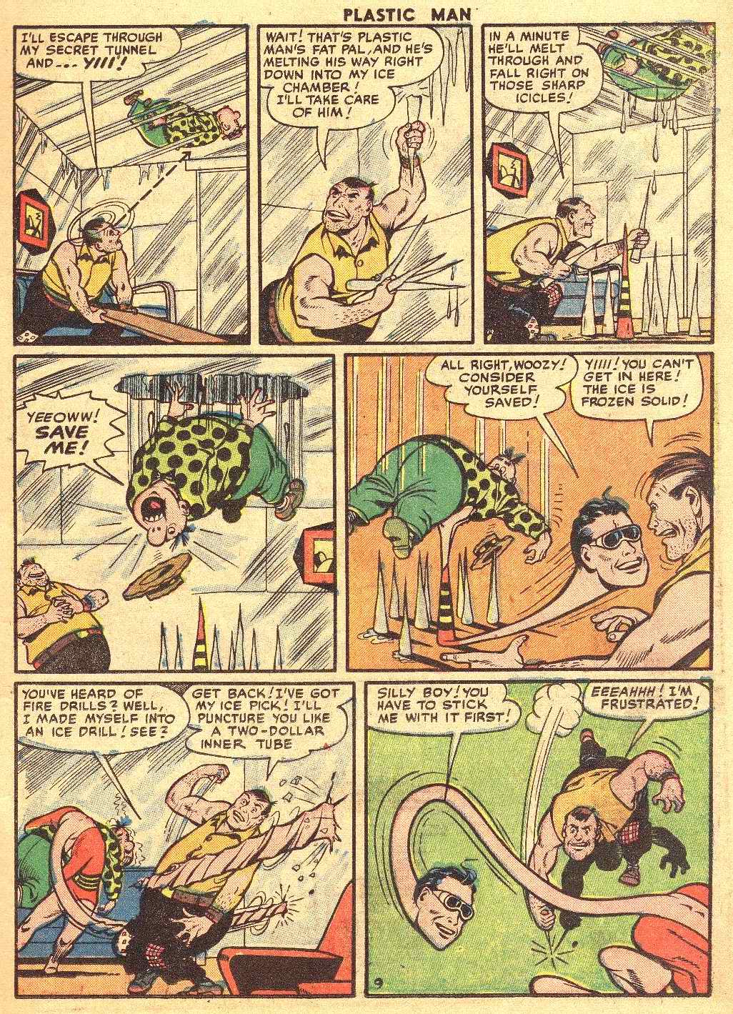 Read online Plastic Man (1943) comic -  Issue #32 - 12
