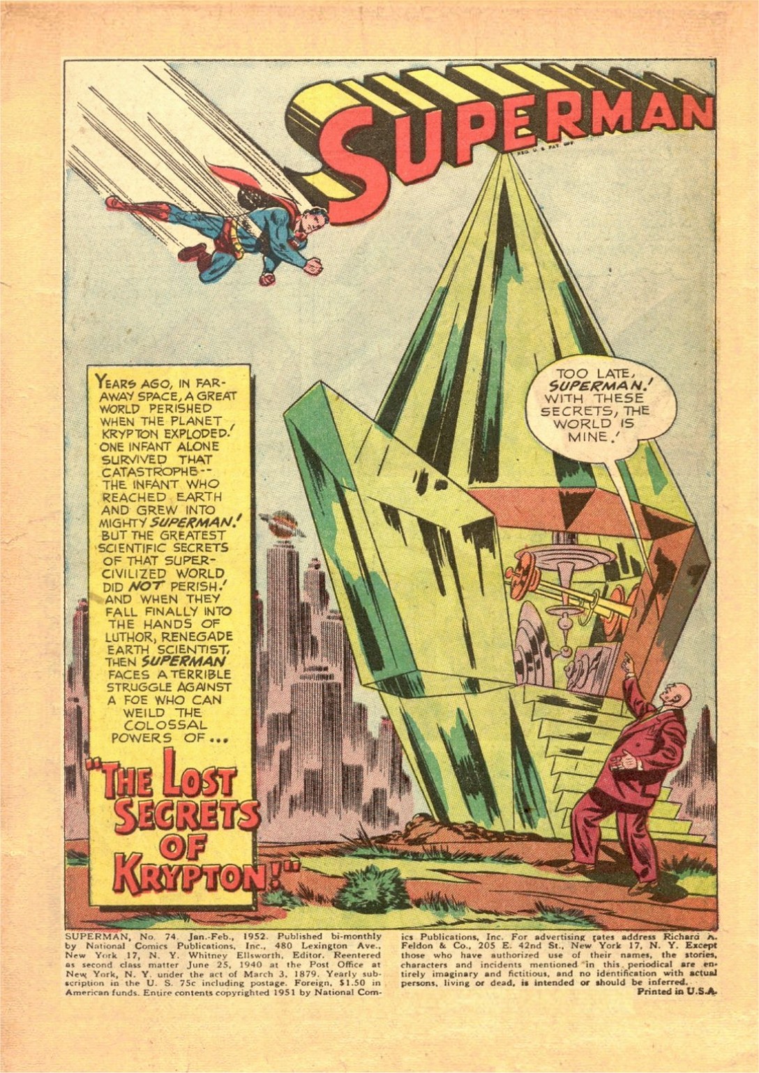 Read online Superman (1939) comic -  Issue #74 - 3