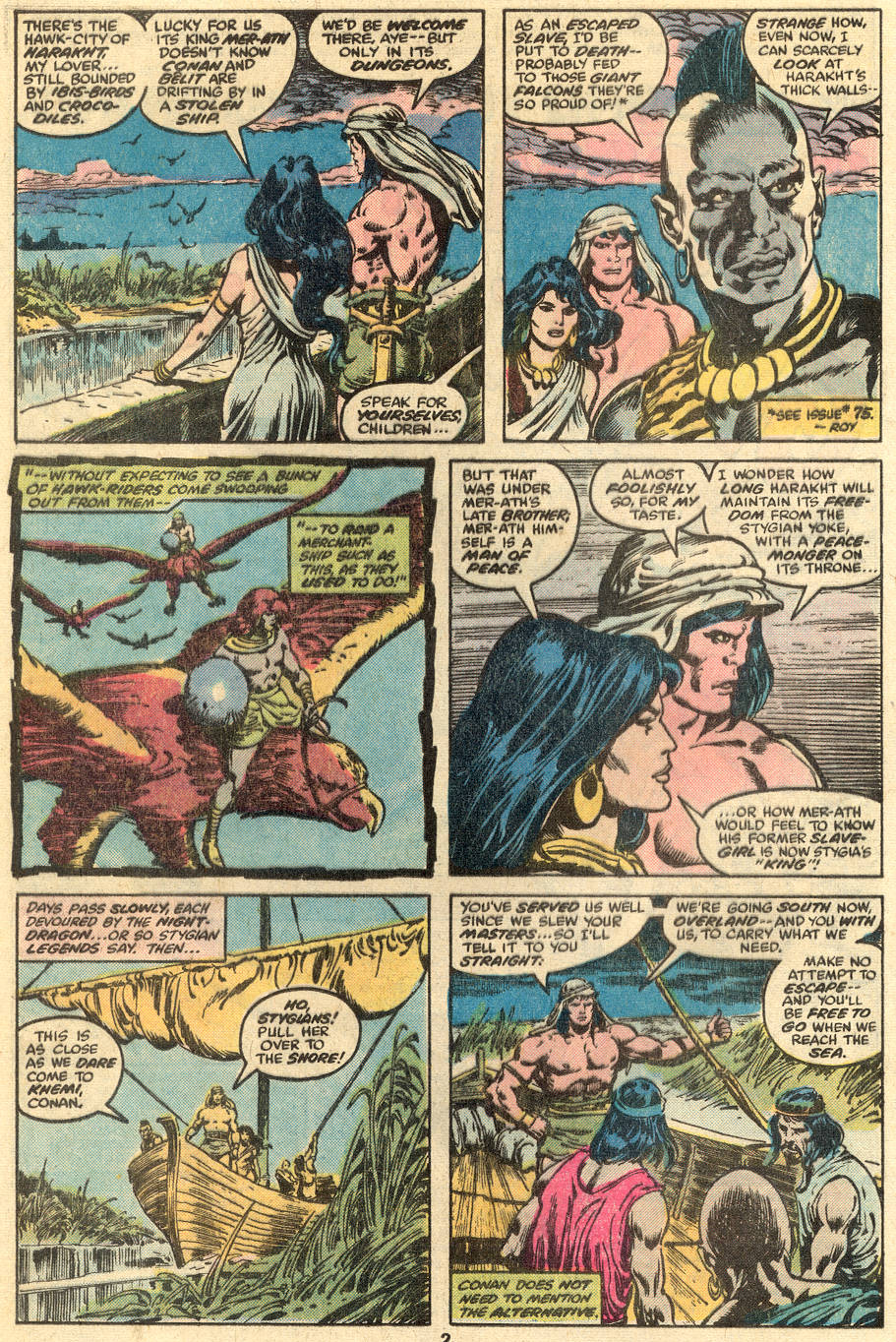 Read online Conan the Barbarian (1970) comic -  Issue #90 - 3