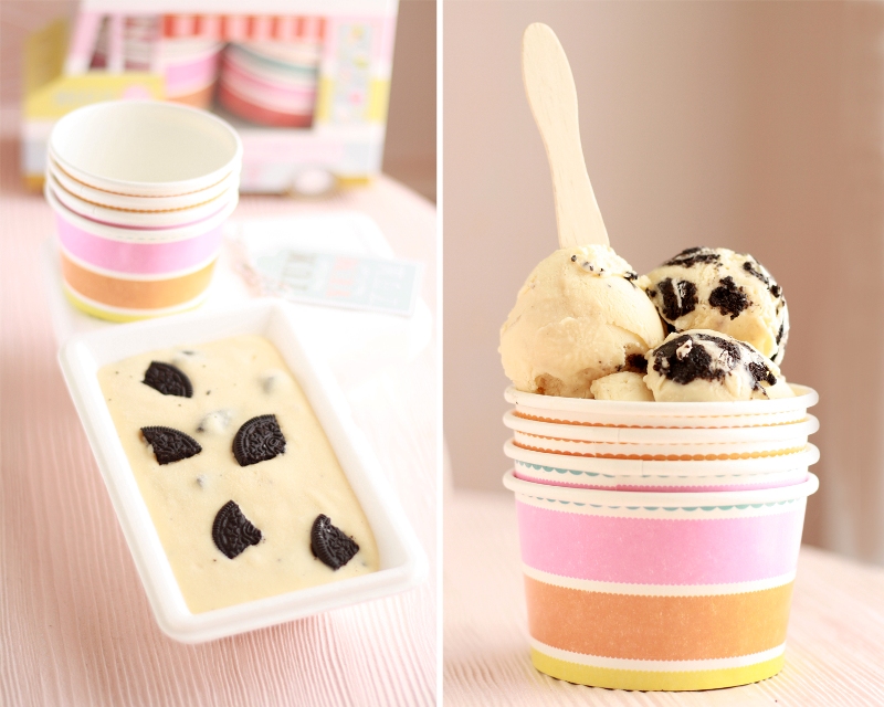 receta, recipe, helado, icecream, vainilla, vanilla, oreo