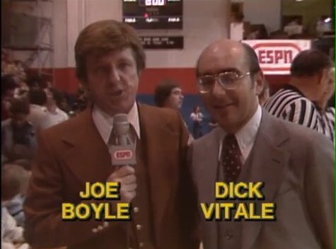Classic TV Sports: The first college basketball game on ESPN was not the often cited Dick Vitale debut