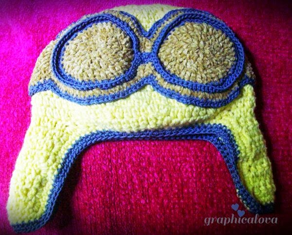 Crochet Topi Bayi Aviator