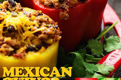 MEXICAN QUINOA STUFFED PEPPERS