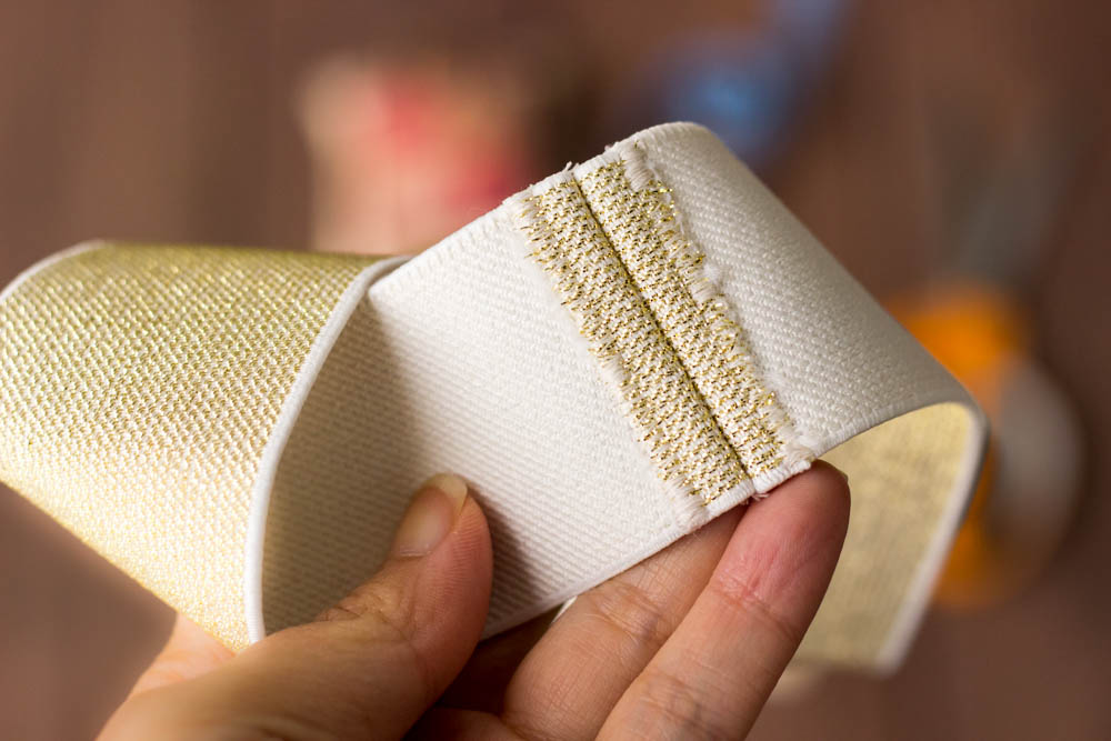 DIY Waistband Elastic Headbands Muslin and Merlot