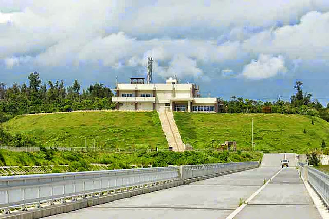 dam office, roadway