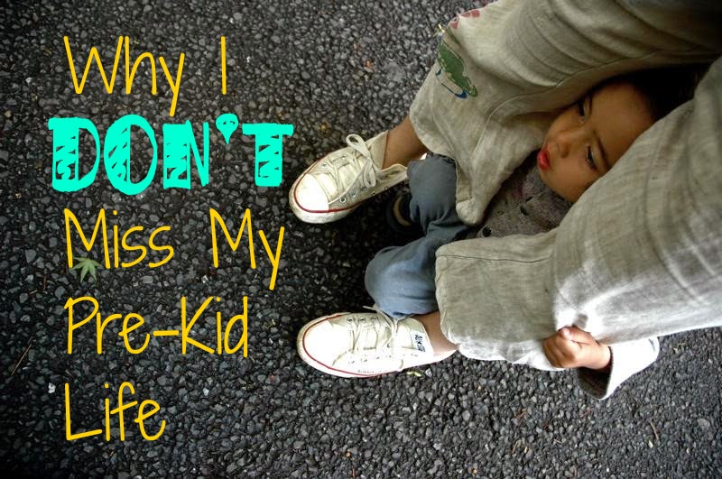 Why I Don't Miss My Pre-Kid Life -- what it really really means to lose your childfree life and pick up a new one as a mom {posted @ Unremarkable Files}