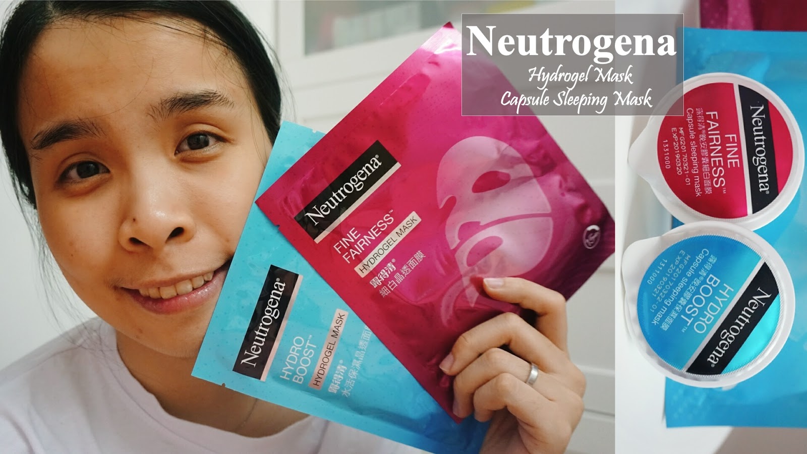 Trying out Neutrogena new Hydrogel and Capsule Sleeping Mask