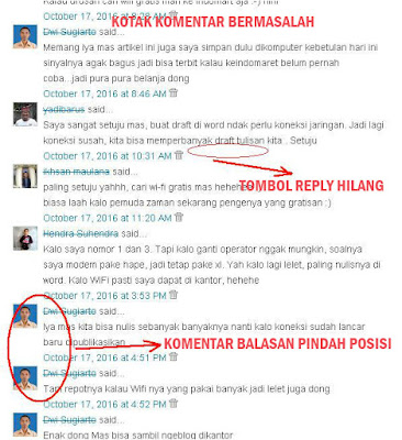 Komentar Bermasalah