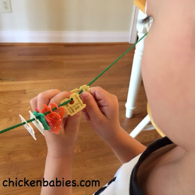 Make math fun by using bread tags as a cheap math manipulative!